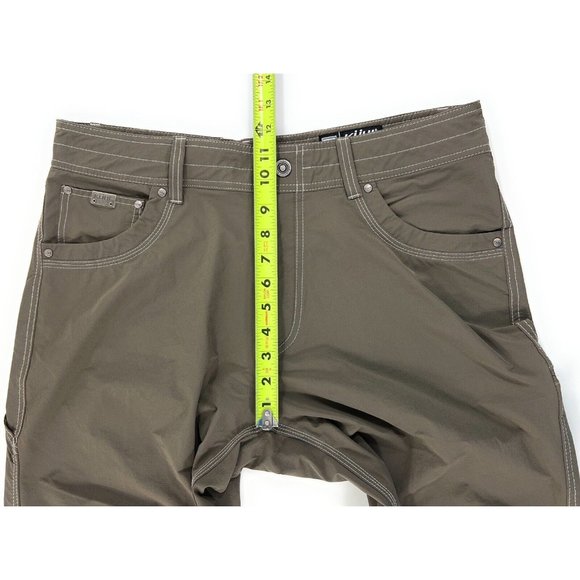 Kuhl Mens 36x30 Nylon Stretch Performance Pants Hiking Outdoor Workwear Brown - Picture 8 of 10